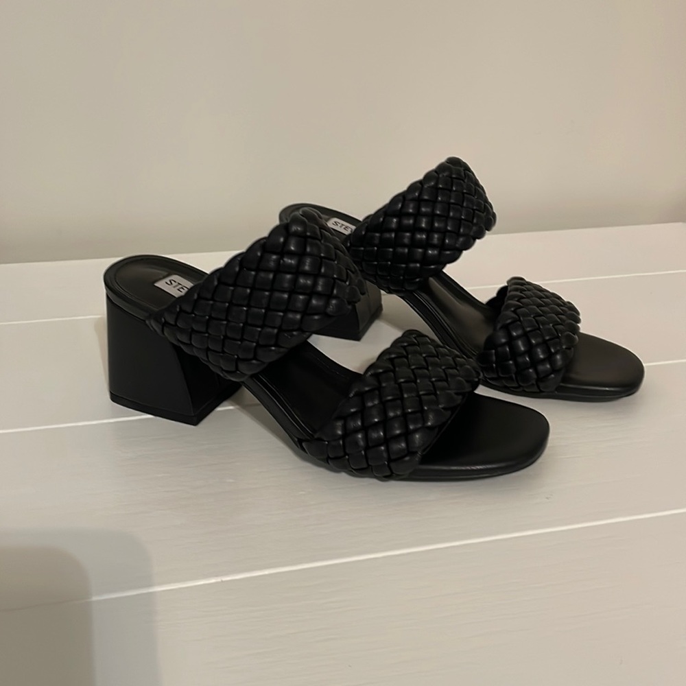 STEVE MADDEN BRAIDED SANDALS